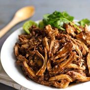 Honey Glazed Crockpot Chicken Adobo - simple pantry ingredients, hardly any hands-on time, 200 calories. | https://simple-slim.today